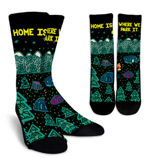 Home Is Where We Park It Socks