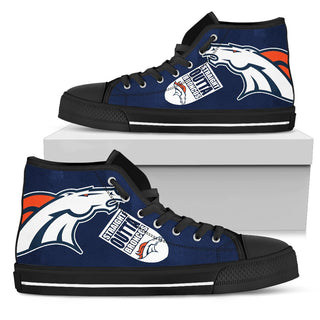 Straight Outta Denver Broncos High Top Shoes