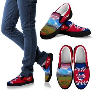 Proud Of Stadium Philadelphia Phillies Slip-on Shoes