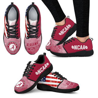 Awesome Fashion Alabama Crimson Tide Shoes Athletic Sneakers