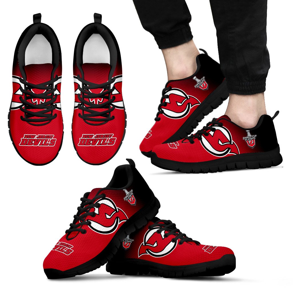 Awesome Unofficial New Jersey Devils Sneakers
