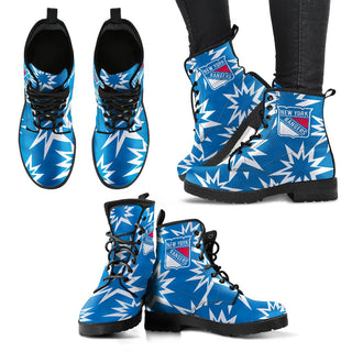 Dizzy Motion Amazing Designs Logo New York Rangers Boots