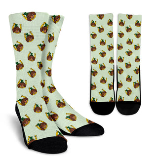 Nice Dachshund Socks - Irish Dachshund Pattern, is a cool gift