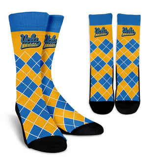 Gorgeous UCLA Bruins Argyle Socks
