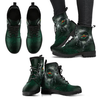 Magical Green Sun And Moon Dreamcatcher Minnesota Wild Boots