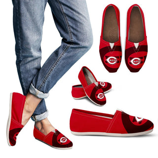 Colorful Mix Tiny Logo Fantastic Cincinnati Reds Casual Shoes