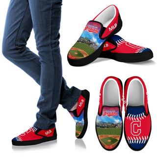 Proud Of Stadium Cleveland Indians Slip-on Shoes