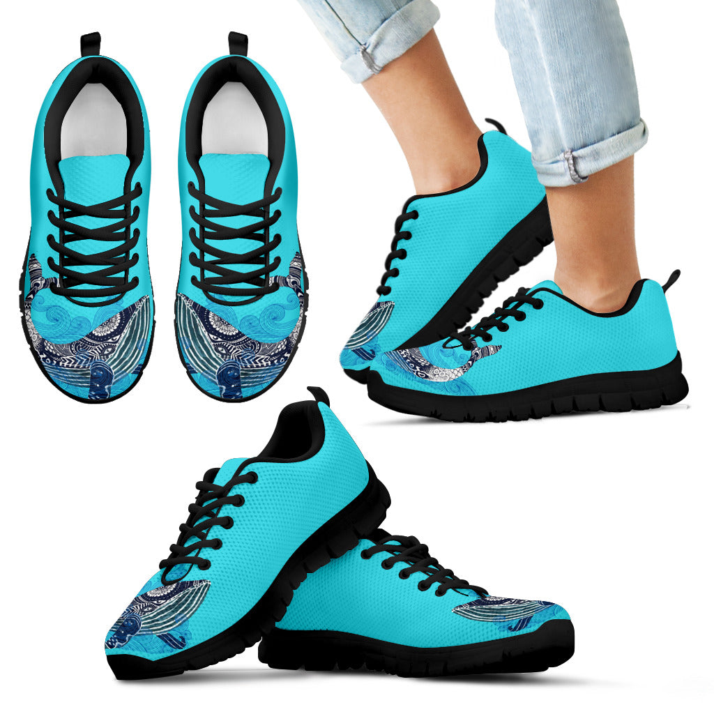 Whale Sneakers Couple Style Beautiful Lovely Fashion Ver 2