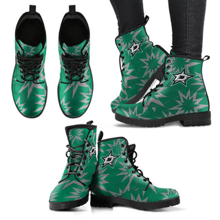 Dizzy Motion Amazing Designs Logo Dallas Stars Boots