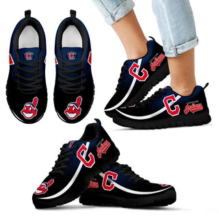 Mystery Straight Line Up Cleveland Indians Sneakers