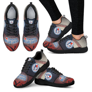 Pro Shop Toronto Blue Jays Running Sneakers For Baseball Fan