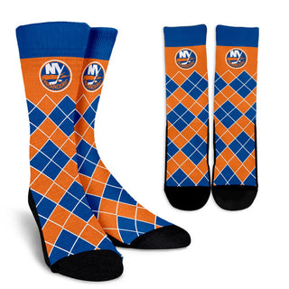 Gorgeous New York Islanders Argyle Socks