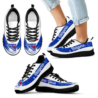 Single Line Logo New York Rangers Sneakers