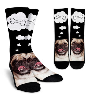 Nice Pug Socks - Pug Face 3D Print Socks is cool gift for friends