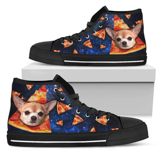 Nice Chihuahua High Top Shoes - Pizza Chihuahua Pattern, cool gift