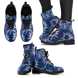 Dizzy Motion Amazing Designs Logo San Diego Padres Boots