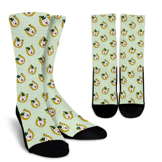 Nice Samoyed Socks - Irish Samoyed Pattern is a cool gift