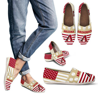 Proud of American Flag Arizona Diamondbacks Casual Shoes