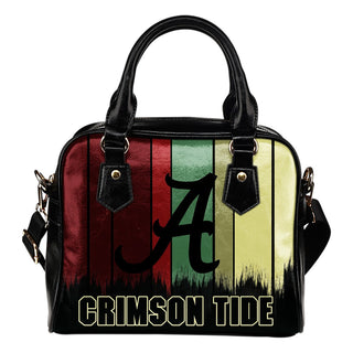 Vintage Silhouette Alabama Crimson Tide Purse Shoulder Handbag