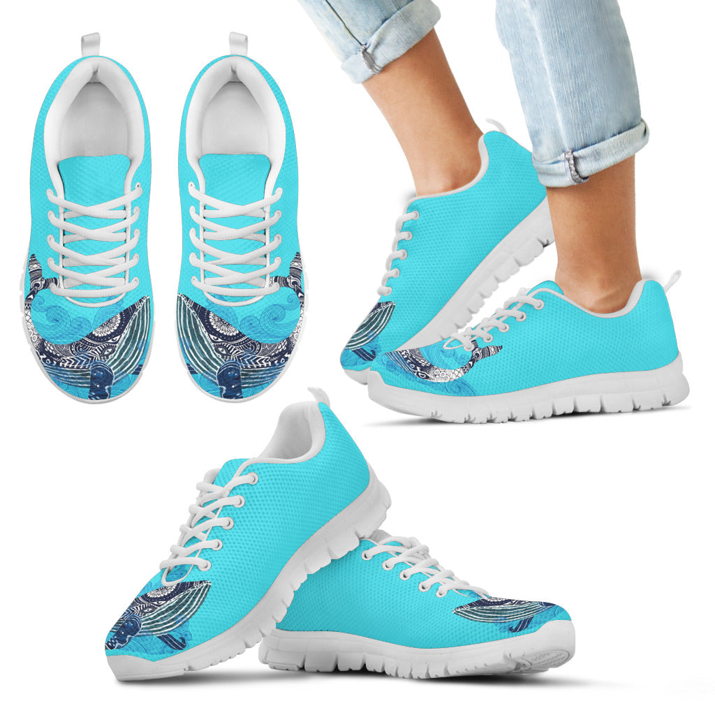 Whale Sneakers Couple Style Beautiful Lovely Fashion Ver 2