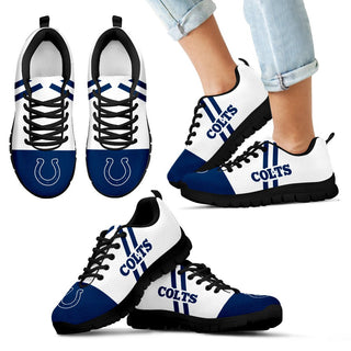 Colorful Line Stripe Indianapolis Colts Sneakers