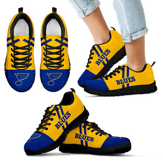 Colorful Line Stripe St. Louis Blues Sneakers