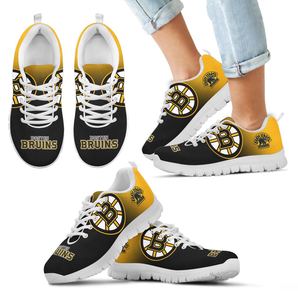 Awesome Unofficial Boston Bruins Sneakers