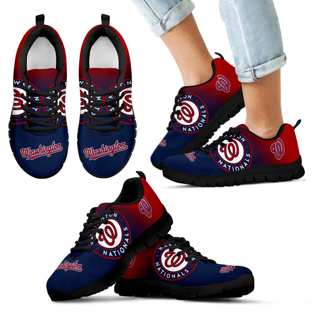 Awesome Unofficial Washington Nationals Sneakers