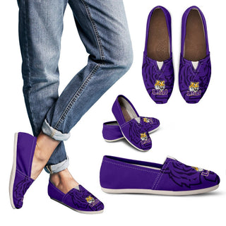 Colorful Mix Tiny Logo Fantastic LSU Tigers Casual Shoes