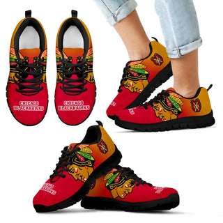 Awesome Unofficial Chicago Blackhawks Sneakers