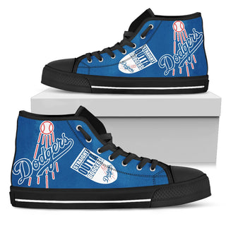 Straight Outta Los Angeles Dodgers High Top Shoes