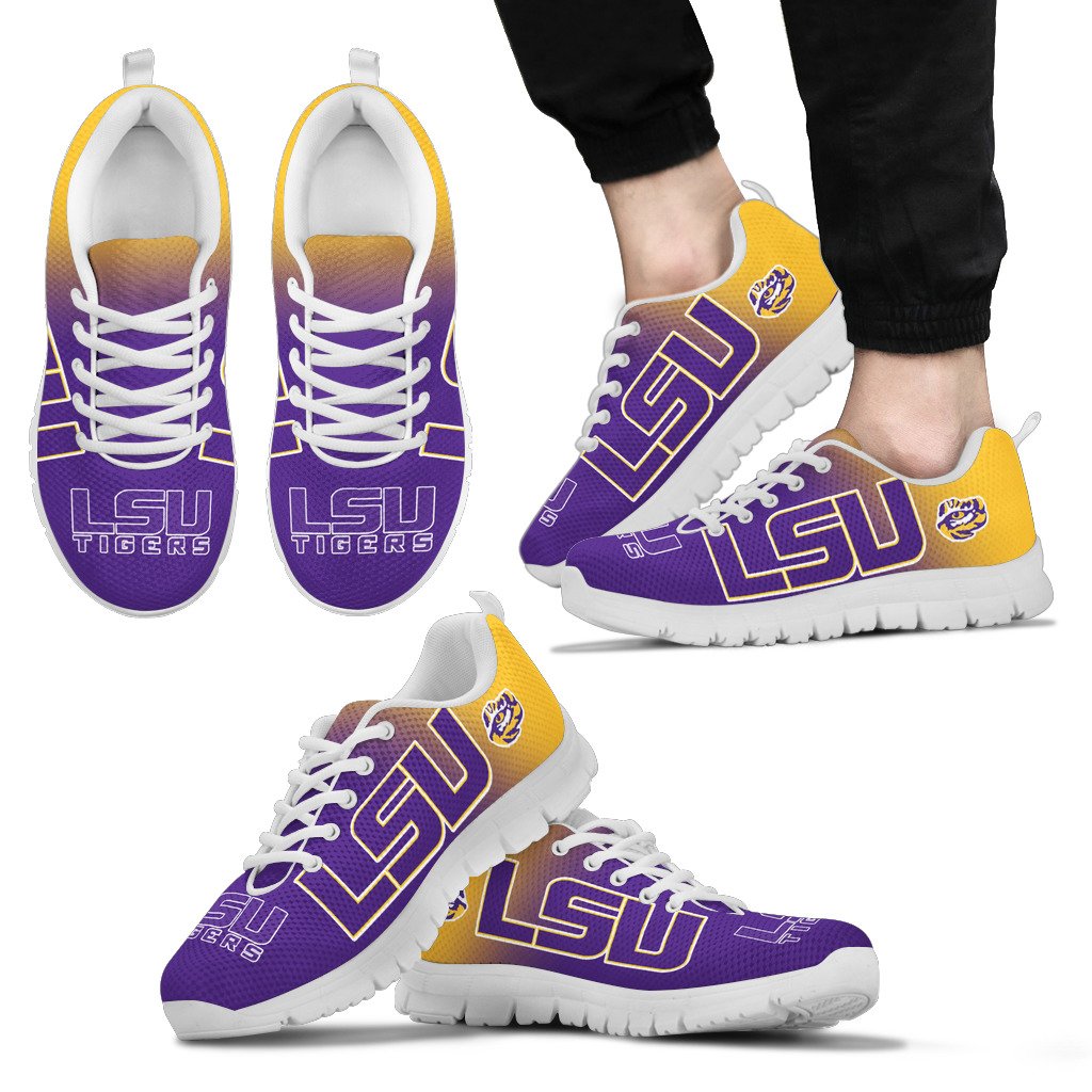 Awesome Unofficial LSU Tigers Sneakers