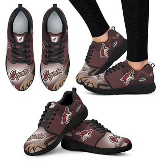 Pro Shop Arizona Coyotes Running Sneakers For Hockey Fan