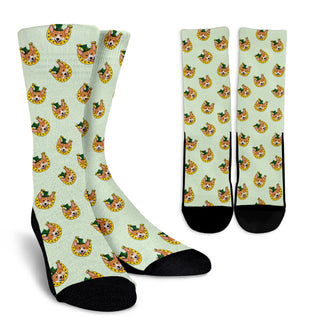 Nice Corgi Socks - Irish Corgi Pattern, is a cool gift for friends