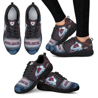 Pro Shop Colorado Avalanche Running Sneakers For Hockey Fan