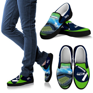 Proud Of Stadium Seattle Seahawks Slip-on Shoes