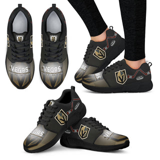 Pro Shop Vegas Golden Knights Running Sneakers For Hockey Fan