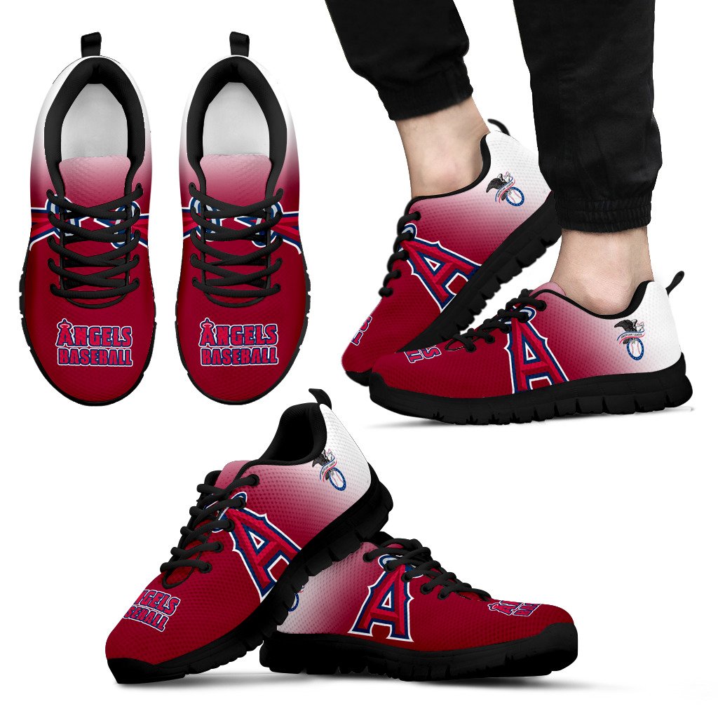 Awesome Unofficial Los Angeles Angels Sneakers