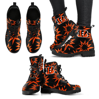 Dizzy Motion Amazing Designs Logo Cincinnati Bengals Boots