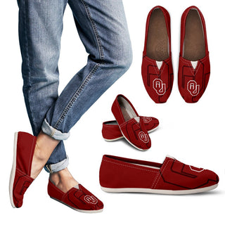 Colorful Mix Tiny Logo Fantastic Oklahoma Sooners Casual Shoes