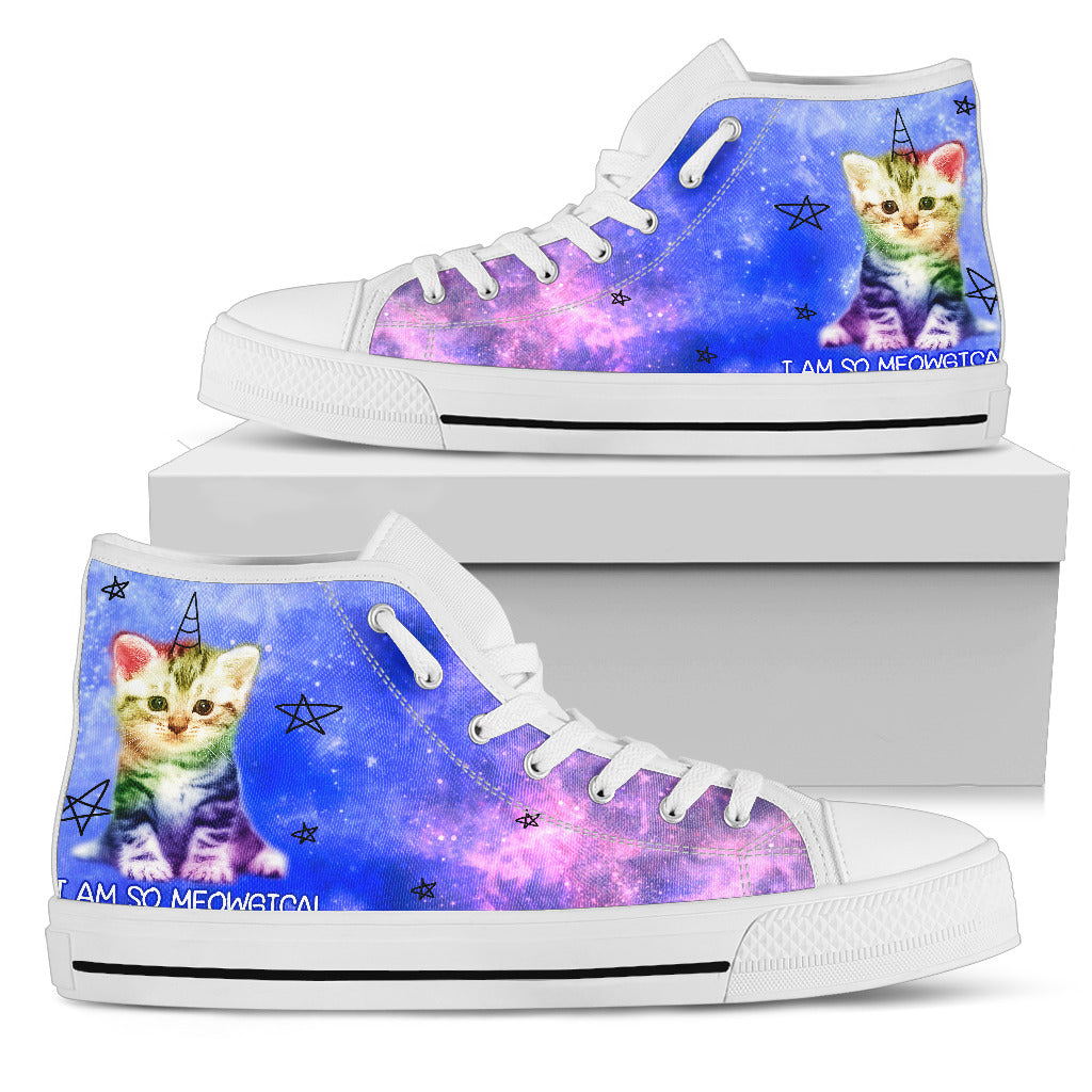 Colorful Cat - I Am So Meowgical High Top Shoes