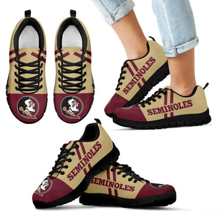 Colorful Line Stripe Florida State Seminoles Sneakers