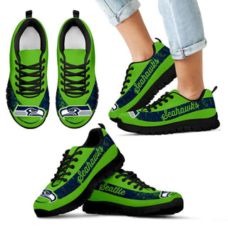 Single Line Logo Seattle Seahawks Sneakers