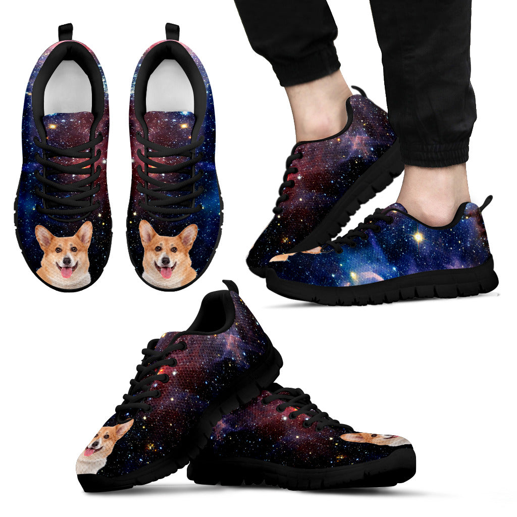 Nice Corgi Sneakers - Galaxy Sneakers Corgi, is cool gift for friends