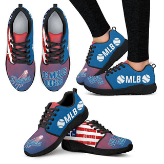 Awesome Fashion Los Angeles Dodgers Shoes Athletic Sneakers