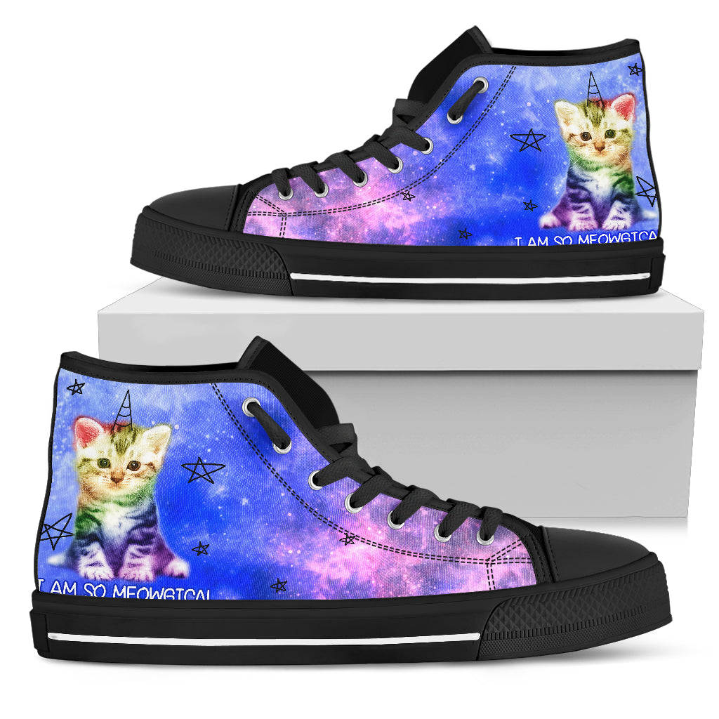 Colorful Cat - I Am So Meowgical High Top Shoes