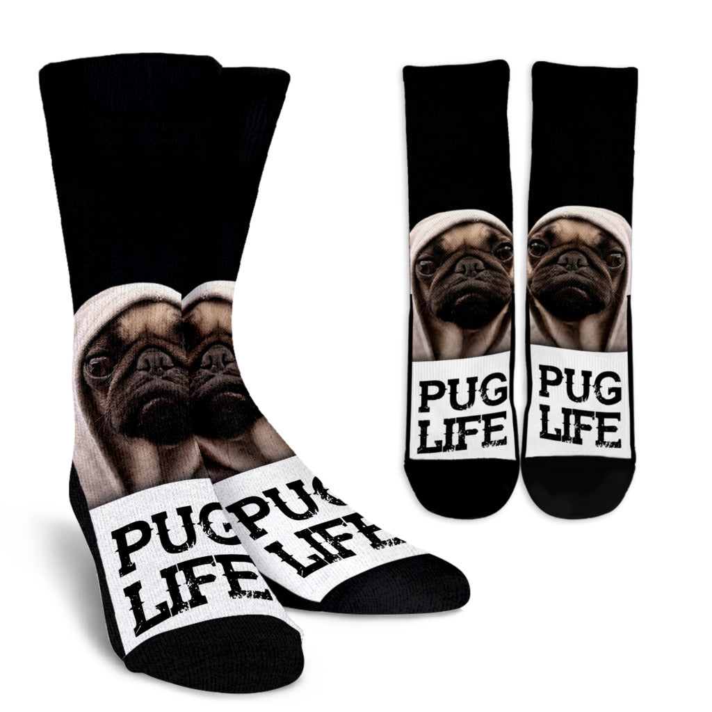Funny Pug Dog Socks Life Low Cut Ankle For Puppy Lover