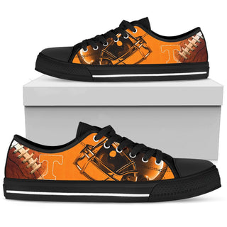 Artistic Scratch Of Tennessee Volunteers Low Top Shoes