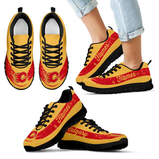 Single Line Logo Calgary Flames Sneakers