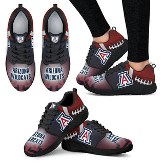 Pro Shop Arizona Wildcats Running Sneakers For Football Fan